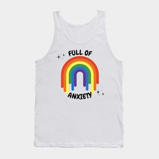 Full of Anxiety (black) Tank Top